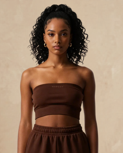 SUPER SNATCH BANDEAU – CHOCOLATE