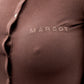 MARGOT long sleeve top in chocolate brown