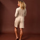 MARGOT long sleeve top in champagne nude