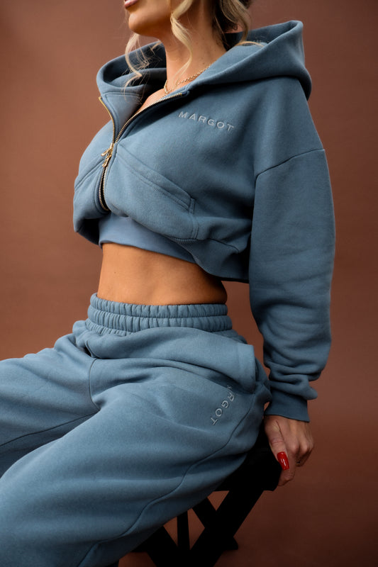 Functional Hooded Jacket + Wide Leg Jogger Set