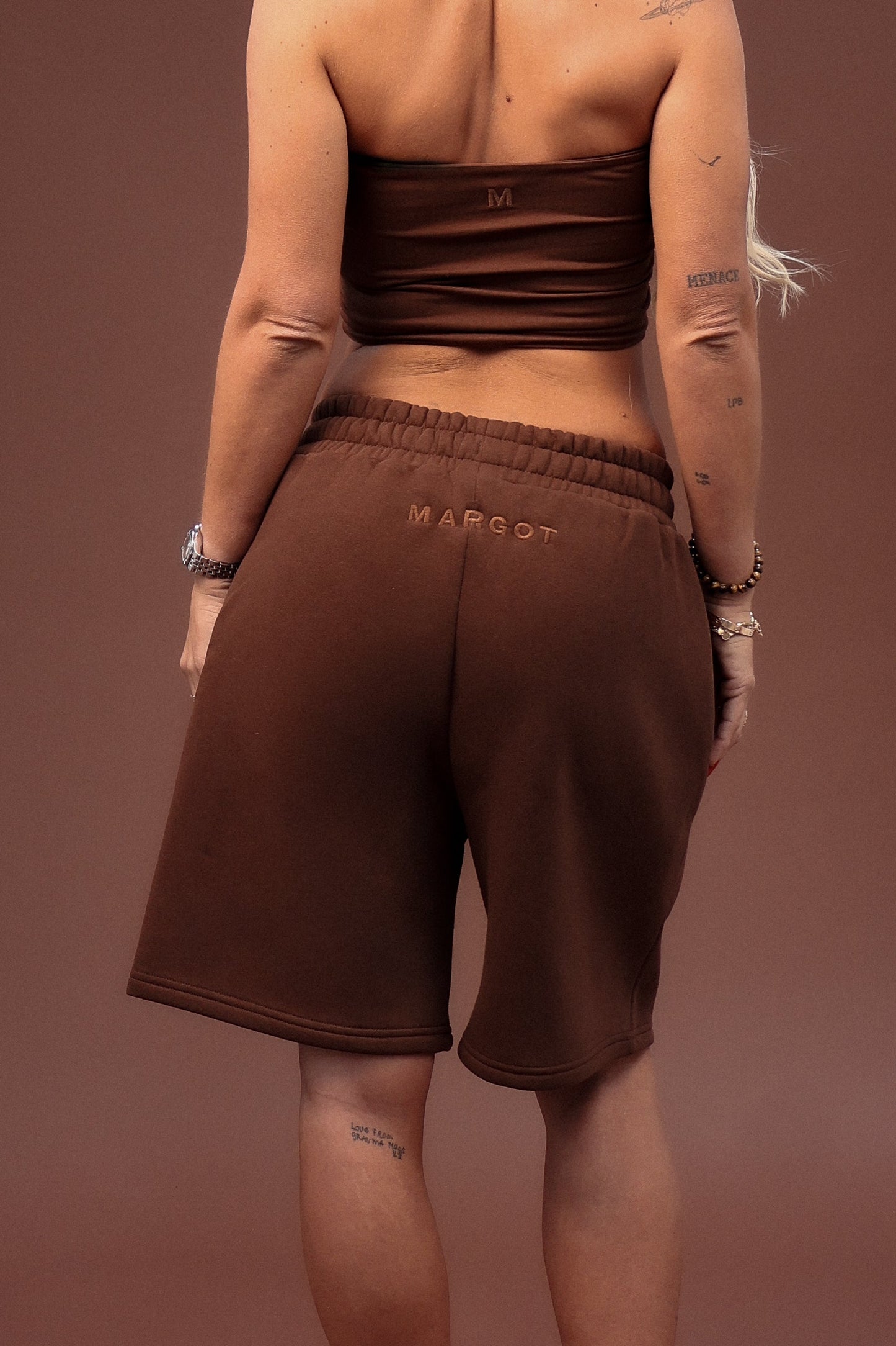 MARGOT Shogger set in Chocolate Brown