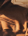SWITCH SHAPE ZIP HOODIE – CHOCOLATE