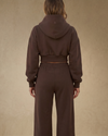 SWITCH SHAPE ZIP HOODIE – CHOCOLATE
