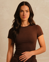 SUPER SNATCH TEE – CHOCOLATE